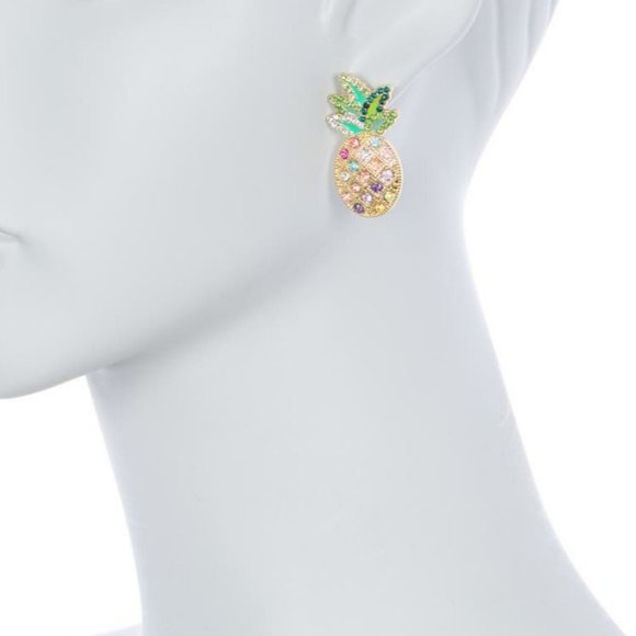 NEW Pineapple Statement Earrings BAUBLEBAR - Picture 2 of 7